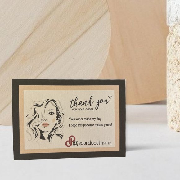 Small Business Thank You For Your Order Insert Cards - Picture 2 of 9